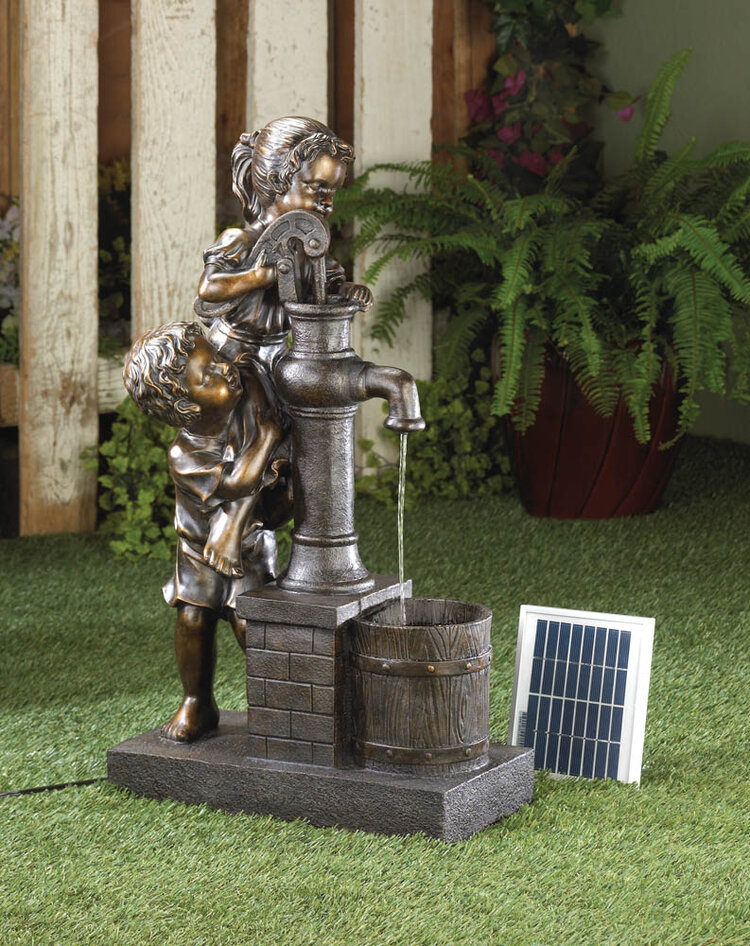 Team Work Solar Fountain Pump Included cover image
