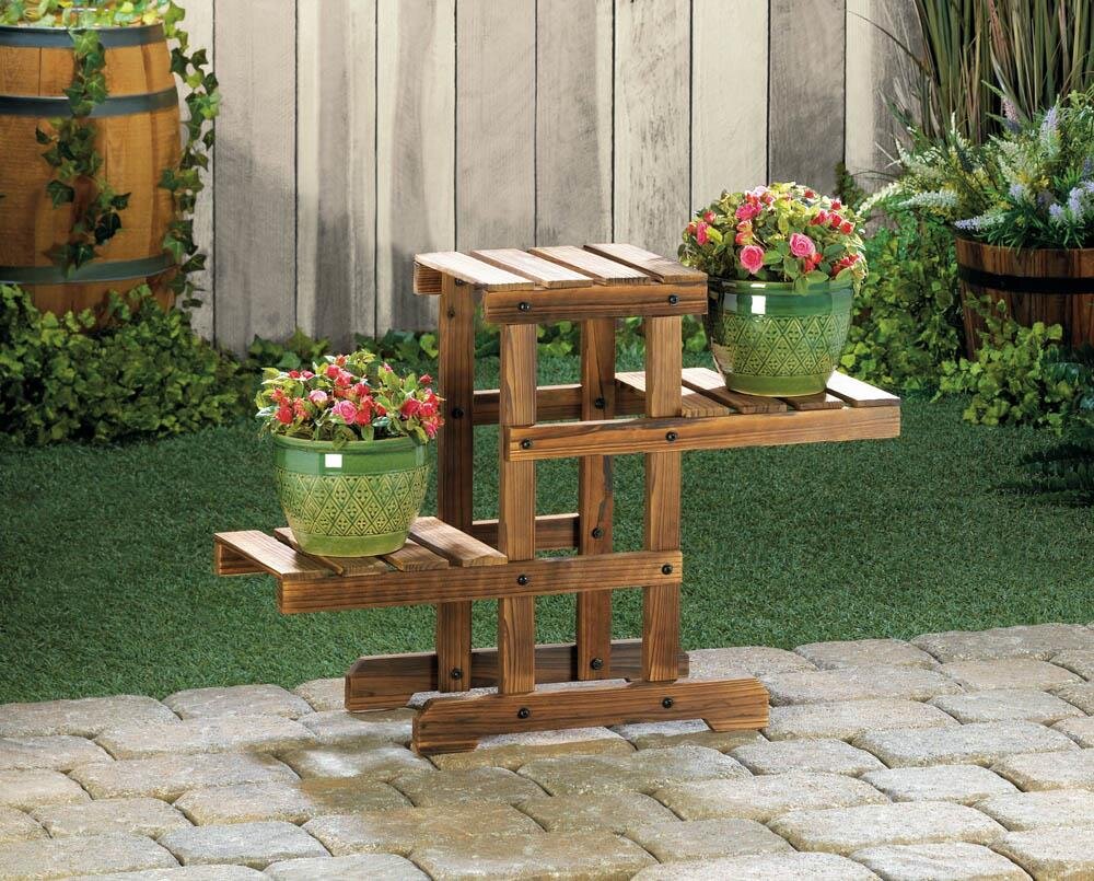 Zigzag Pallet Plant Stand cover image