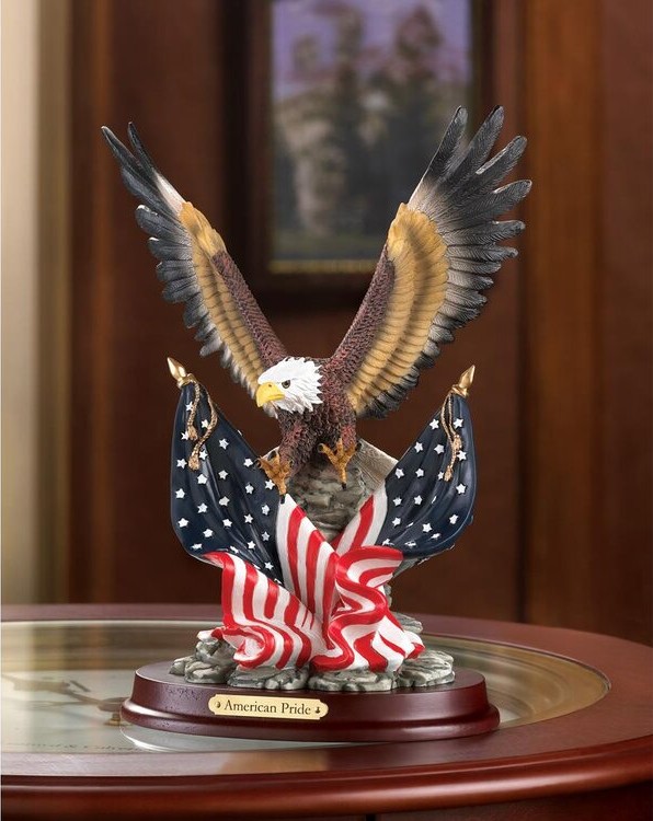 Patriotic Eagle With Flag cover image